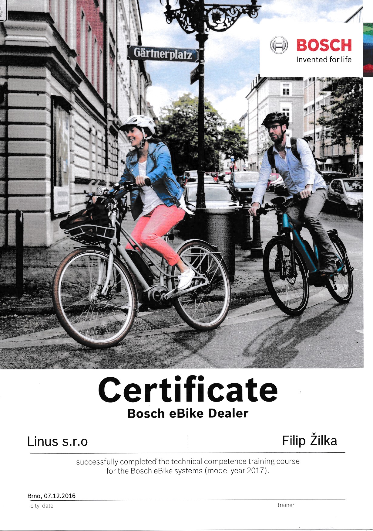 BOSCH certifikat Filip Zilka